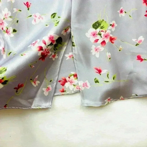 Vintage 90s Victoria's Secret Slip Nightgown Lavender Floral Lace Lingerie SizeS - Picture 4 of 16